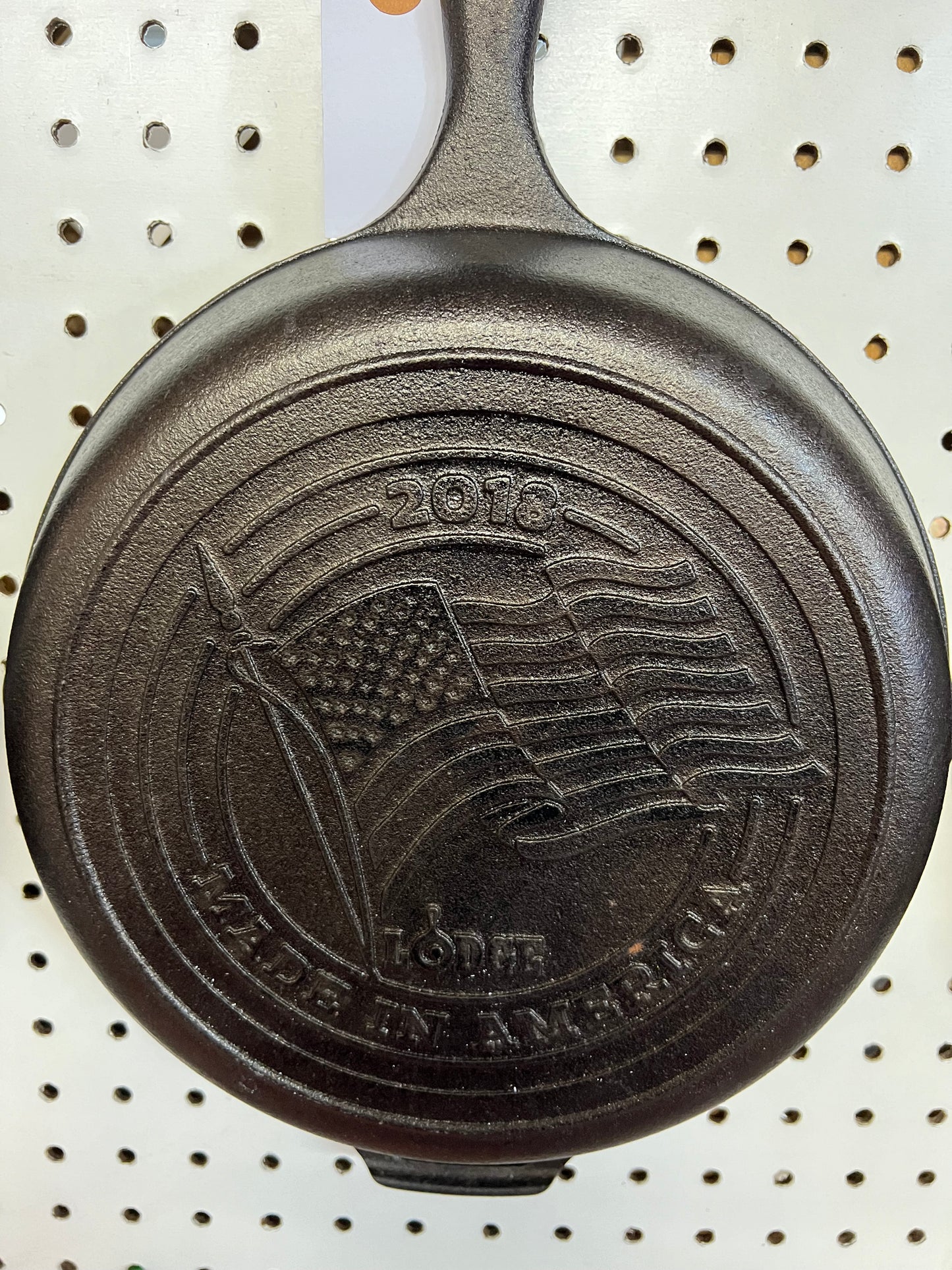 2018 made in America skillet with flag