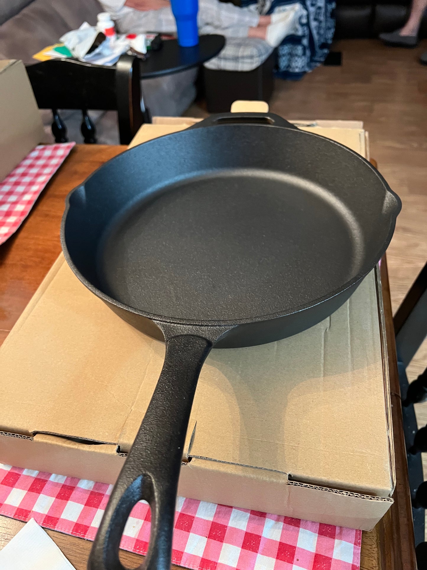 Snap on cast-iron skillet