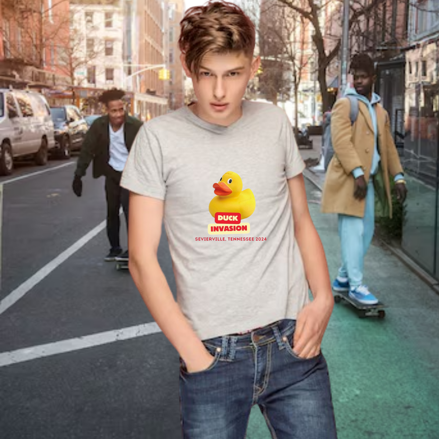 Duck Invasion 2024 - Unisex premium t-shirt